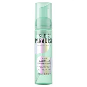 Isle of Paradise Glow Clear Medium Self Tanning Mousse Color 6.76 Fl Oz